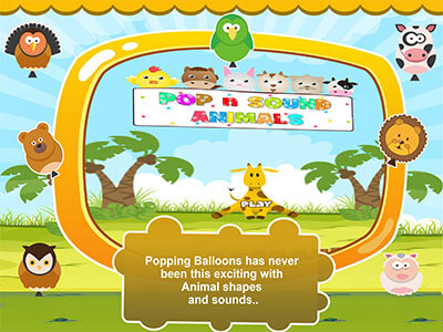 Animal Pops - Game Meletakkan Balon