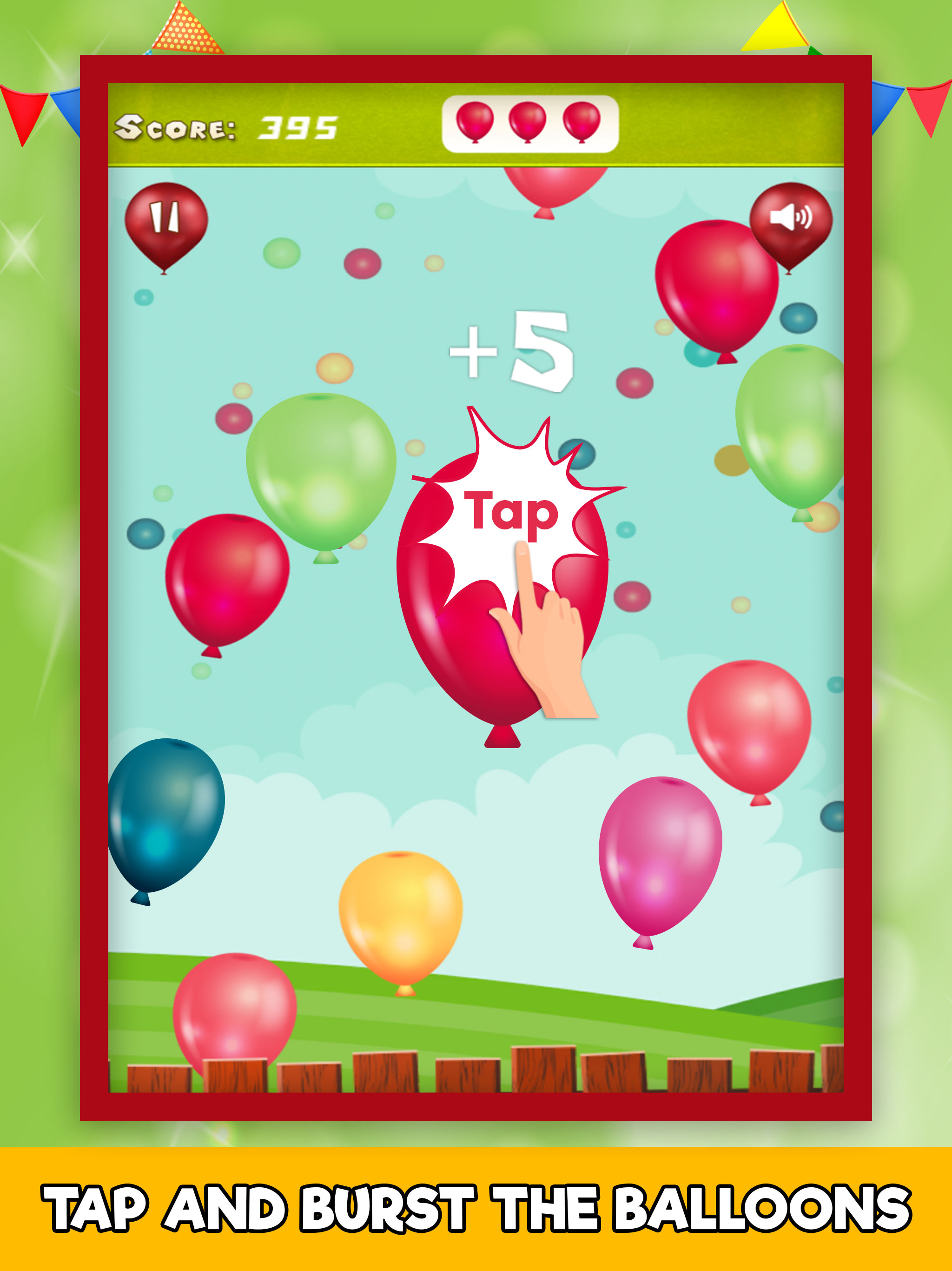 pop balloon in contraption maker toast time