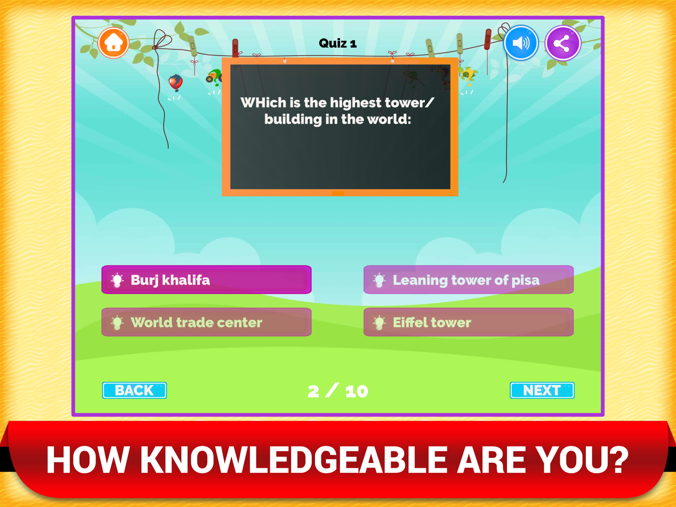 algemene kennis quiz app