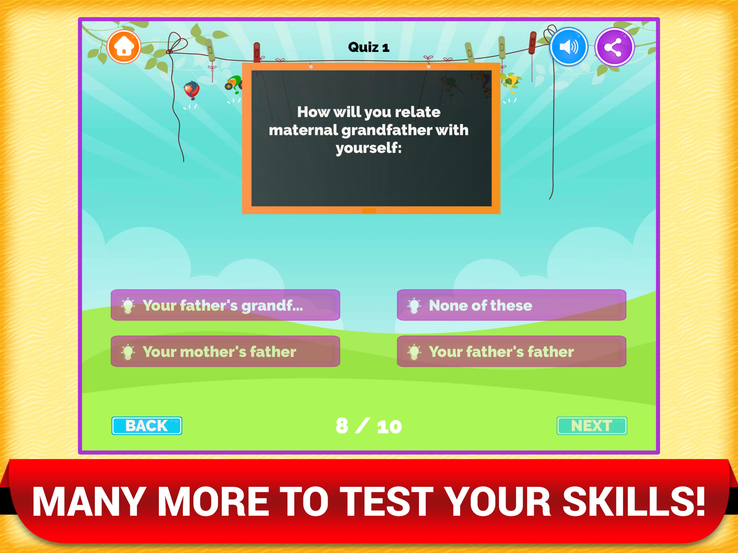 iphone et iPad quiz game