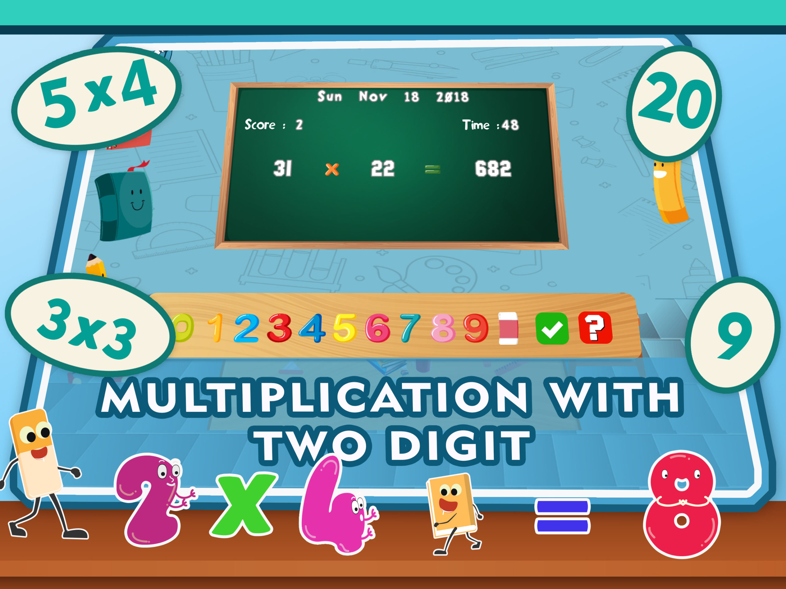 Aplikacje matematyczne dla przedszkola