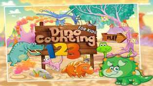 Dino-Zählspiele für Kinder