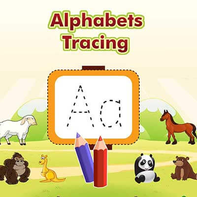juego de rastreo del alfabeto en línea