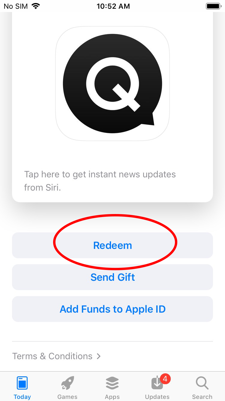 How to redeem a paid app promo code on iPhone/iPad The Learning Apps