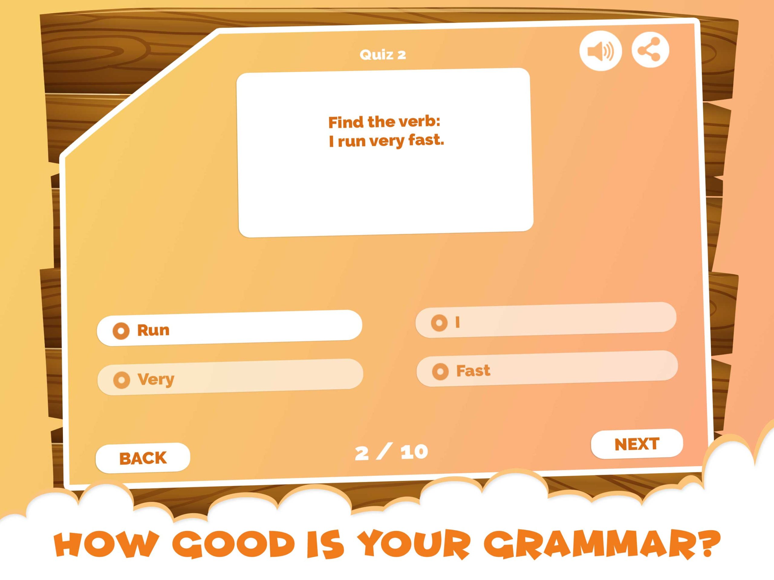 Juegos de preguntas de gramática para niños