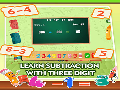 subtraction for kindergarten