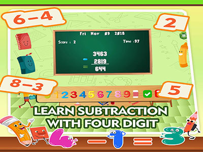 subtraction for kindergarten