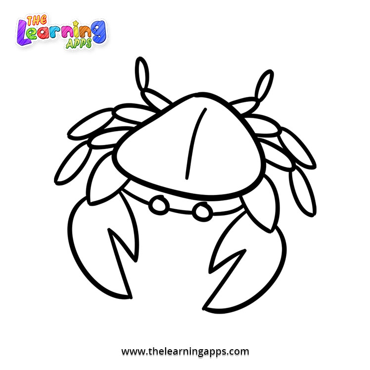 Crab Coloring Worksheet