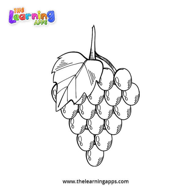 Grapes-Coloring-Worksheet