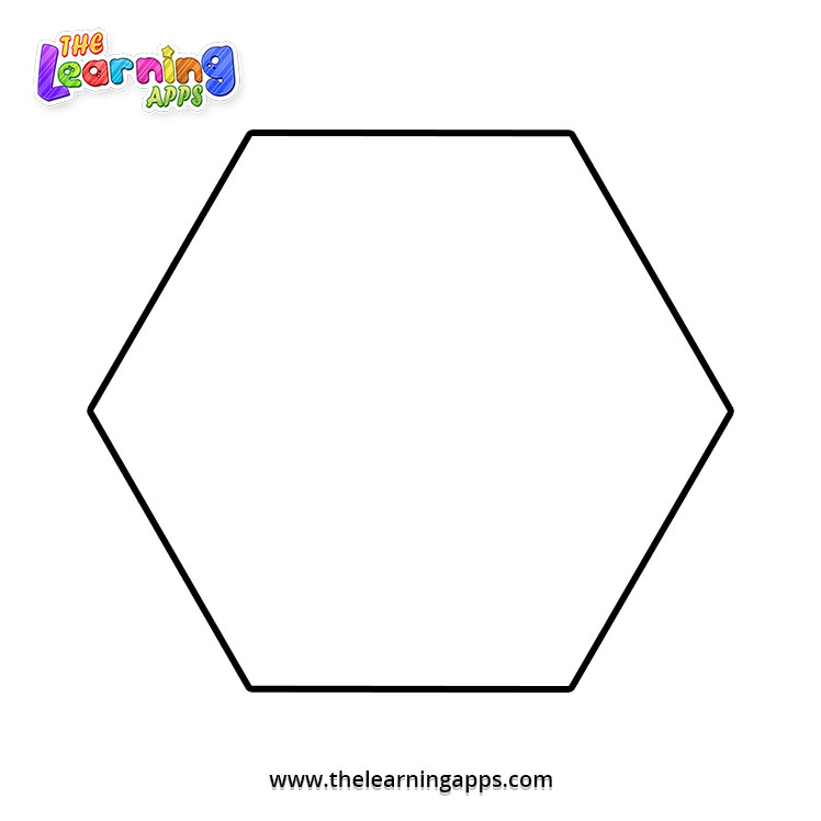 Hexagon Coloring Pages