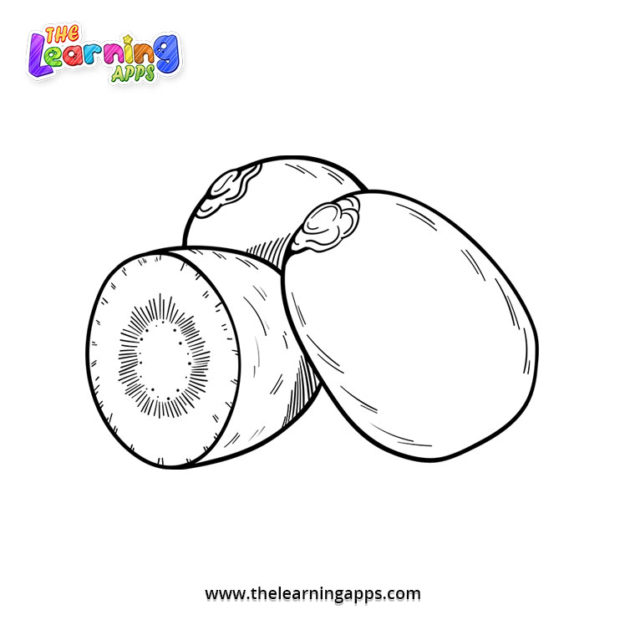 Kiwi-Coloring-Worksheet
