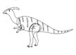 Parasaurolophus-Coloring-Worksheet