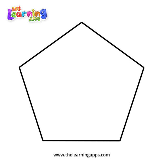 Pentagon Coloring Worksheet