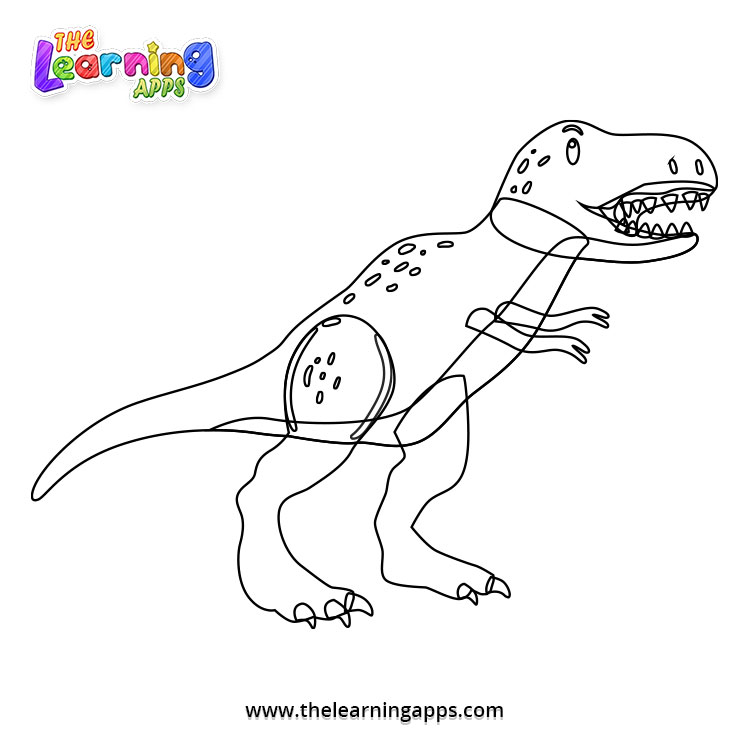 Download Our Free Printable T-Rex Coloring Worksheet for Kids