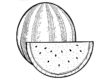 Watermelon-Coloring-Worksheet