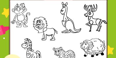 Free Printable Animal Coloring Pages For Kids - The Learning Apps
