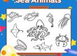 sea animals coloring pages