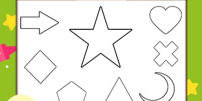 Shape Coloring Pages Shape Coloring Pages