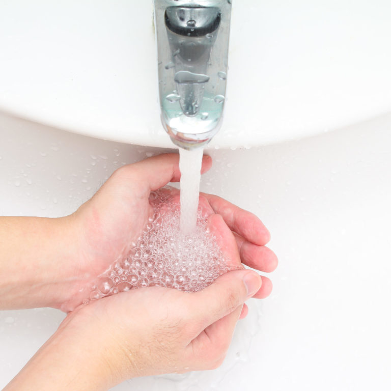 lavagem das mãos para crianças