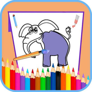 Icona dell'app per colorare animali per bambini