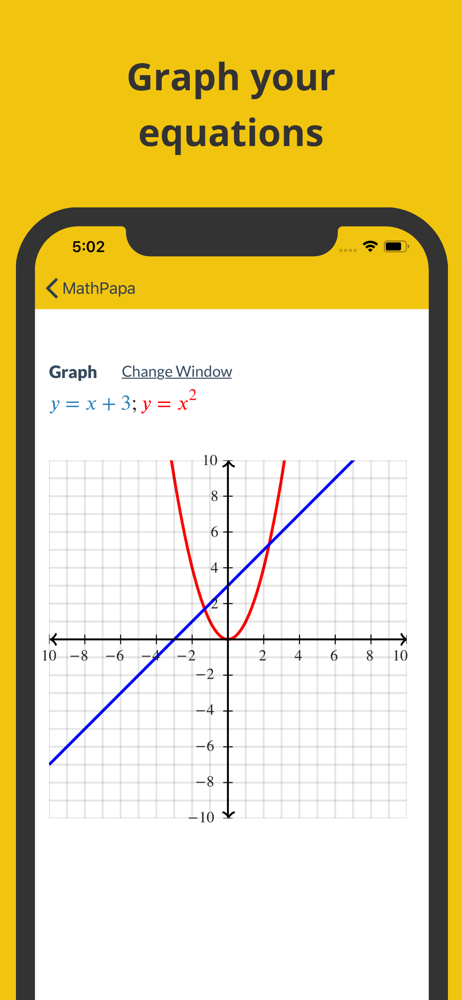 Application MathPapa