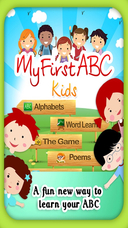 Alfabetet e para të ABC Kids-Mësojnë Alfabetet