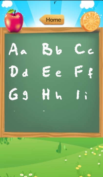 Фруктовая азбука обучения детей