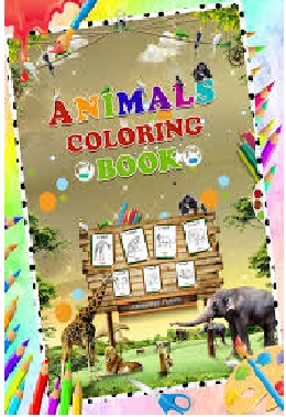 Libro para colorear animais para nenos