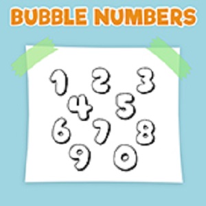 Printable Bubble Numbers - 32 FREE Printables