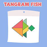 Fisk Tangram arbetsblad