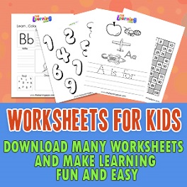Download Worksheets kanggo bocah-bocah