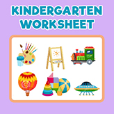 Mga worksheet sa kindergarten