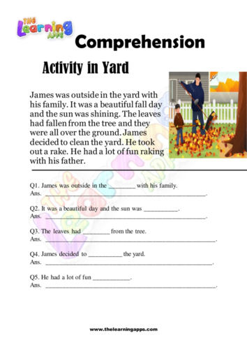 Activity in Yard Comprehension