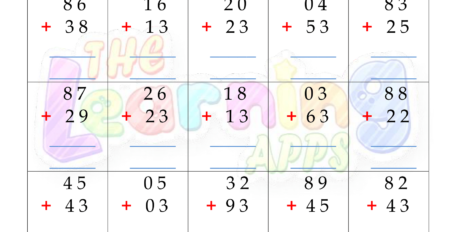 Addition Worksheet 07