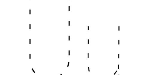 Letter U Tracing Worksheet