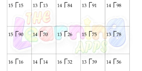 Division Worksheet 04