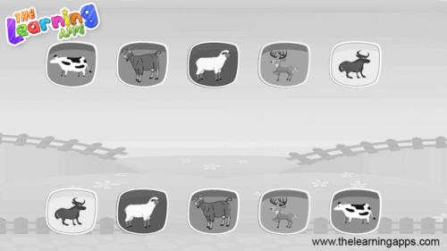 Farm Animals Matching 09