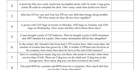 Arbetsblad för tillägg för årskurs 2 11