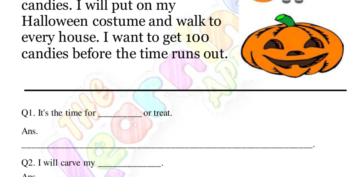 Halloween Comprehension Halloween Comprehension