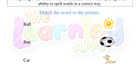 Hoja de trabajo de ortografía de jardín de infantes 01 Hoja de trabajo de ortografía de jardín de infantes 01