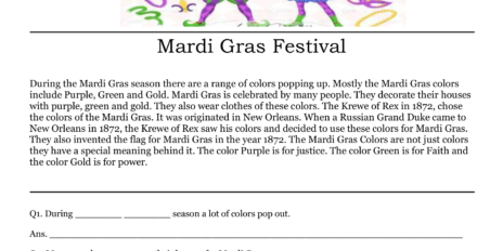 Tuigse Fèis Mardi Gras