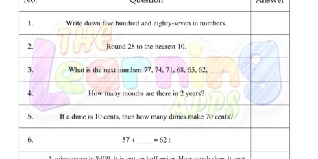 Zihinsel Matematik 2. Sınıf 09 Zihinsel Matematik 2. Sınıf 09