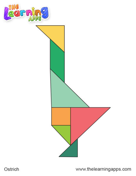 tangram-ostrich-shape