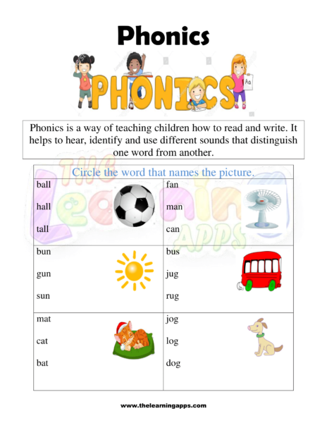 Phonics Worksheet 03
