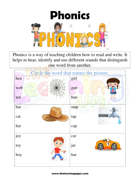 Phonics Worksheet 04