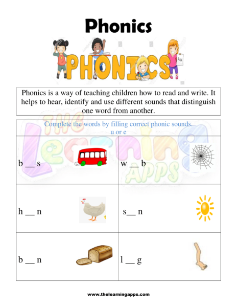 Phonics Worksheet 10