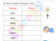 Plurals Worksheets 09
