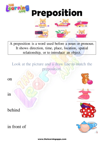 Preposition Worksheet 02