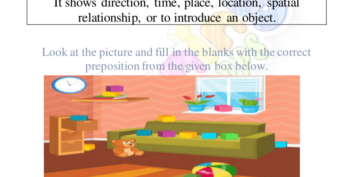 Preposition Worksheet 04