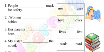 Present Tense Verb Worksheet 07